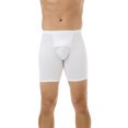 thumbnail image 1 of Underworks Caleçon Boxeur Long en Microfibre pour Homme - Blanc 4XLarge, 1 of 5