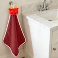 thumbnail image 1 of Fleece Towel Red Cartoon Hand Towel for Kids Thickened Hanging Kitchen Towel 1-Pack Rkxzt, 1 of 7