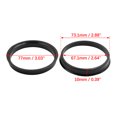 thumbnail image 3 of Unique Bargains 4pcs Plastic Hub Centric Rings Wheel Bore Center 73.1 to 56.6mm, 3 of 5