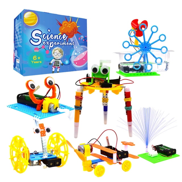 DIY Robot Construction Kit for Kids, Electronic Science Engineering STEM Project Toy, Educational Building Robot Toy for Boys Girls, Easter Gift for Ages 4-12