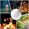 thumbnail image 3 of Fourchette de Barbecue en Forme de U Brochette de Hot-Dog Manche en Bois Bâtons de Rôtissage Extensibles Accessoires de BBQ Légers en Acier Inoxydable, 3 of 7