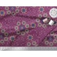 thumbnail image 2 of Soimoi Poly Georgette Fabric Floral & Paisley Decorative Printed Fabric 1 Yard 42 Inch Wide, 2 of 3