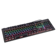 Riwcyla biojee Wired 104,Key Real Mechanical Gaming Keyboard Rainbow Backlit Keyboard For Windows PC Laptop for Game and Office , perfect for daily use, outdoor activities, travel & casual occasions