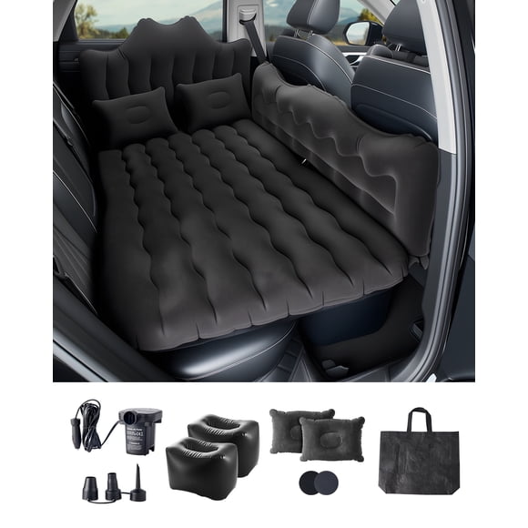 VEVOR Car Air Mattress Inflatable Car Camping Travel Bed Sleeping Pad Built in Pump
