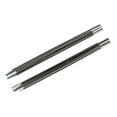 thumbnail image 1 of 2 Pcs Tige de Tente en Fibre de Verre, Accessoires de Remplacement pour la Randonnée et le Camping, Mât de Bâche Extérieur Ajustable - 2 Mâtx de 6 Sections Chacun B, 1 of 8