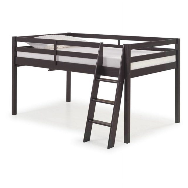 Alaterre Furniture Lit Mezzanine Junior en Bois Roxy Simple en Espresso
