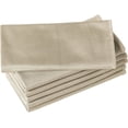 thumbnail image 1 of Puomue 6 Pack Microfiber Glass Cleaning Cloth, 16 Inch X 16 Inch, Lint Free Quickly Clean Window, Glasses, Windshields, Mirrors, and Stainless Steel, Camel, 1 of 7