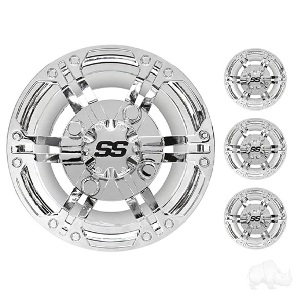 Red Hawk CAP-0062 Wheel Cover Set golf carts