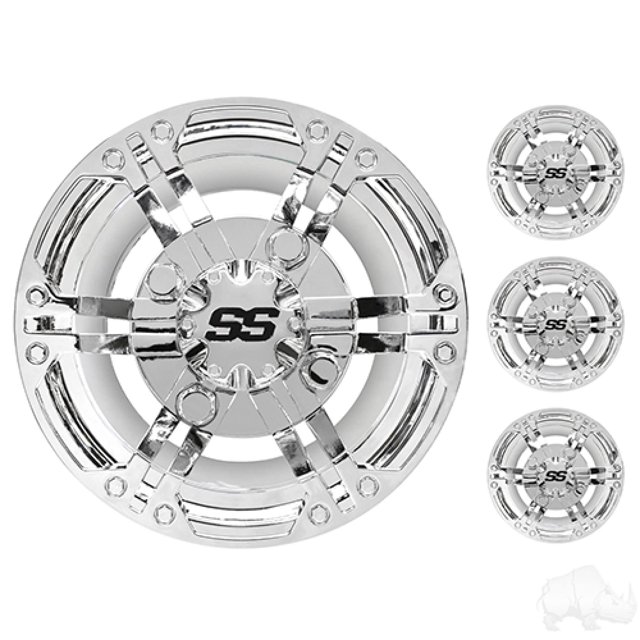 Red Hawk CAP-0062 Wheel Cover Set golf carts