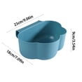 thumbnail image 3 of Lksixu White Plastic Storage Bins For Pantry Organization With Four Handles Kitchen Gadgets, 3 of 6