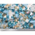 thumbnail image 2 of Soimoi Moss Georgette Fabric Two Tone Camouflage Printed Fabric 1 Yard 42 Inch Wide, 2 of 3