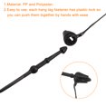 thumbnail image 3 of Unique Bargains Snap Lock Pins Loop Price Tag Fastener Plastic Tags Ties black 7 inch 1000pcs, 3 of 5