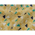 thumbnail image 4 of oneOone Viscose Jersey Light Orange Fabric Texture & Triangle Geometric Sewing Material Print Fabric By The Yard 60 Inch Wide, 4 of 5