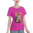 thumbnail image 2 of Women's Basic Short Sleeve T-Shirt One Piece Chopper, 2 of 6