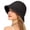Black, variant on Women's Sun Hat Handmade Straw Bucket Wide Brim Travel Cap for Summer Outdoor Activities Ideal for Beach Adventures
