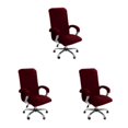 thumbnail image 1 of VONKY 3pack/lot Chair Cover Thickened And Anti-Skid Stay Securely In Place For Added Dust-proof Polyester wine red L 3Set, 1 of 6