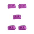thumbnail image 2 of maskred Durable Eyelash Extension Forehead Pad Microfiber Holder Extension Soft Tray Violet 9 x 19cm 5Set, 2 of 6