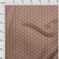 thumbnail image 2 of oneOone Polyester Lycra Fabric Floral Block Printed Fabric 1 Yard 56 Inch Wide, 2 of 4