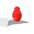 thumbnail image 3 of Vibrant Life Distributeur de Gâteries en Caoutchouc Rouge, Grand, Moyen, 3 of 7