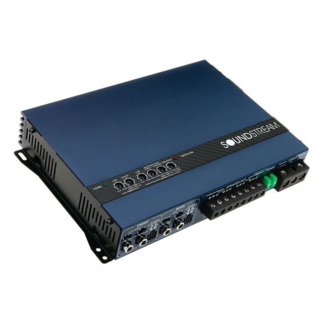 SoundStream Rubicon Nano 1400 W Class D 4 Channel Car Audio Amplifier