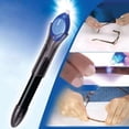 thumbnail image 4 of relayinert Glue Pen with LED Light Portable Plastic Aluminum Wood Leather Adhesive Applicator Refillable Applying Tool DIY Crafting Pen, 4 of 8