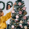 thumbnail image 2 of WLOELOEW 12-Piece Christmas Ball Ornament Set Style E Plastic Glitter Special Shape Tree Pendant Mixed Decor For Xmas Tree Home Holiday E, 2 of 6