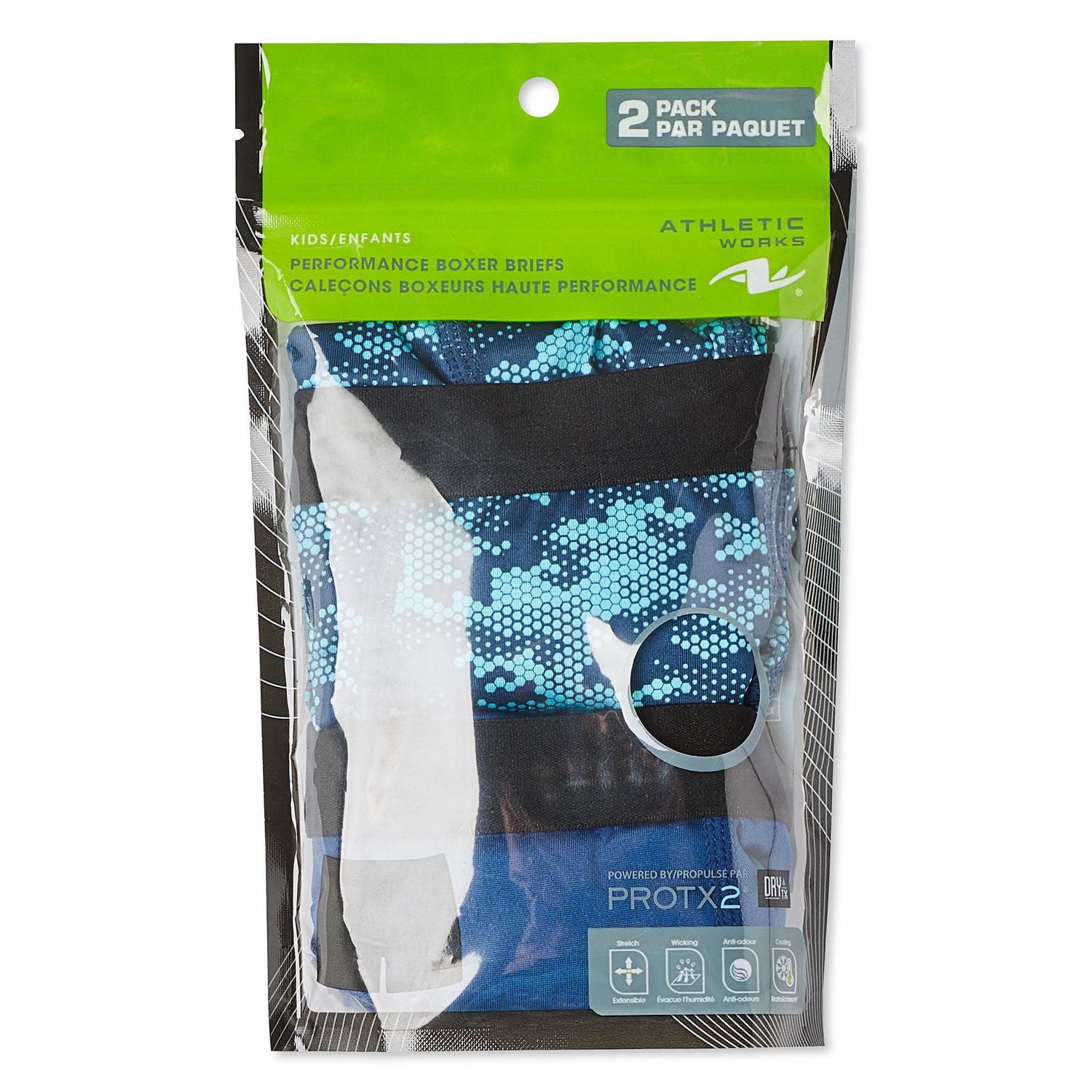 Athletic Works Boys' Boxer Briefs 2-Pack