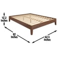 thumbnail image 4 of Steve Silver Nix Lit Plateforme Grand en Bois Naturel, 4 of 5
