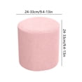 thumbnail image 3 of Yrmaups Housse Extensible Ronde pour Tabouret Ottoman, Tissu Imperméable Slipcover, Protecteur Lavable pour Coiffeuse, Chambre, Salon, Maison, 3 of 6