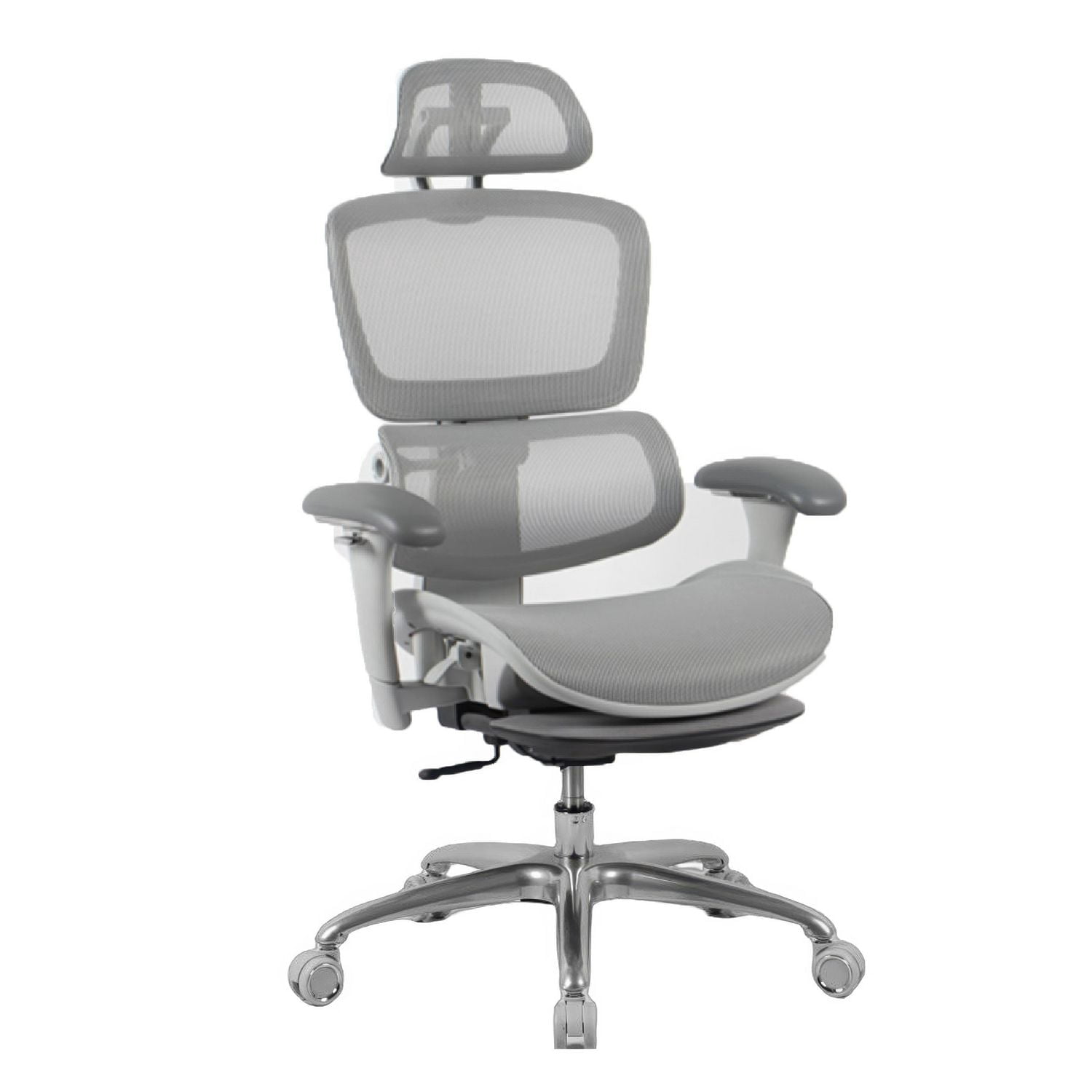 Fauteuil de bureau TygerClaw à dossier haut et résille avec appui-tête réglable