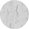 thumbnail image 1 of Ahgly Company Tapis Rond Lavable en Machine Intérieur Transitionnel Gris Nuage Gris, 3 Pieds Rond, 1 of 7