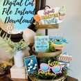 thumbnail image 3 of Rustic Farmhouse Tiered Tray Decors Eco-friendly  Exquisite Pattern  Bright Color Tiered Tray Ornaments (5/6/7/8Pcs), 3 of 8