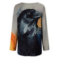 thumbnail image 5 of Costumes d'Halloween pour Femmes 2023 en Liquidation T-Shirt à Col Rond Oversize pour Femmes T T-Shirts à Imprimé d'Halloween T-Shirt à Manches Courtes Blouse Hauts, 5 of 5