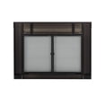 thumbnail image 2 of Pleasant Hearth AN-1010 Alpine Fireplace Glass Doors Black - Small, 2 of 9