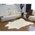 thumbnail image 2 of H-Luxe Faux Fur Cowhide Rug, 2 of 3