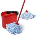 thumbnail image 1 of Vileda SuperMop and Bucket Set with 1 Extra Refill | Extendable Handle | Made of 100% Microfibre | Machine Washable Mop Head, 1 of 6