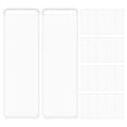 thumbnail image 1 of Clear Adhesive Pockets for Label Holder with Strong Backing Ideal for Office Organization White 40 Sets, 1 of 8