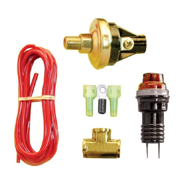 Longacre 40100 Manomètre avec Kit de Lumière d'Avertissement