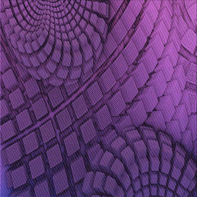 Ahgly Company Machine Washable Indoor Square Transitional Dark Orchid Purple Area Rugs, 7' Square