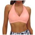 thumbnail image 1 of Women Bikini Top Push Up Swimsuit - Removable Padded Bra for Beach and Pool with Adjustable Support, 1 of 5