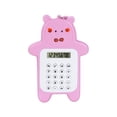 thumbnail image 2 of JWshufel Cute Bear Handheld Calculator Battery Powered Portable Design Suit for Students Schools Classroom Ergonomic Non-Slip Buttons Large Display Easy Use Lightweight Long Lasting, 2 of 3