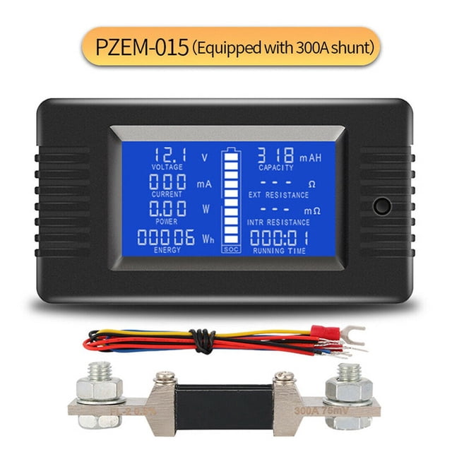 PZEM-015 Testeur de Batterie Tension CC Courant Capacité d'Alimentation Interne et Externe
