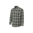 thumbnail image 3 of Diconna Chemise à Carreaux Slub pour Homme Coupe Ajustée Coupe Standard à Manches Longues Chemises Boutonnées Manteau Hauts, 3 of 9