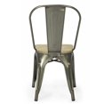 thumbnail image 5 of Chaise de salle à manger Tolix Roch en métal, ensemble de 4 chaises en métal, 5 of 5