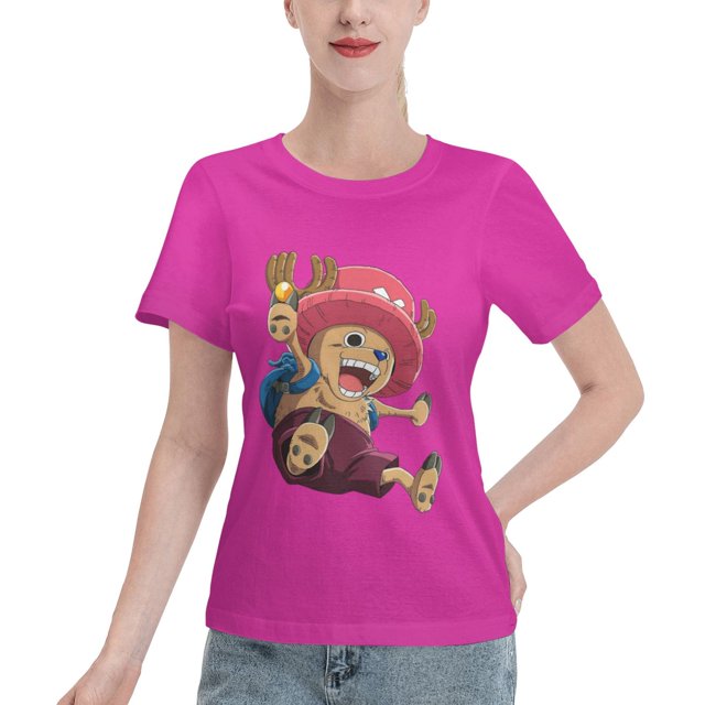 Women's Basic Short Sleeve T-Shirt One Piece Chopper