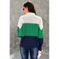 thumbnail image 3 of Women's Oversized Chunky Batwing Long Sleeve Turtleneck Sweater, 3 of 8