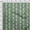 thumbnail image 3 of oneOone Silk Tabby Green Fabric Block Craft Projects Decor Fabric Printed By The Yard 42 Inch Wide-8M, 3 of 5