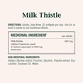 thumbnail image 2 of NATURE'S BOUNTY Milk Thistle, 1000 mg, Helps Support Liver Function, Liver Protectant, Used in Herbal Medicine to help Relieve Digestive Disturbances, 200 Softgels, 2 of 7