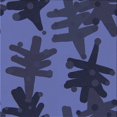 thumbnail image 1 of Ahgly Tapis d'Intérieur Lavable en Machine Carré Transitionnel Bleu Ardoise Foncé, 8 Pieds Carré, 1 of 7