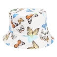 thumbnail image 1 of Birdeem Chapeau de Protection Solaire d'Été Mode Imprimé Papillon Chapeau de Pêcheur Seau Extérieur, 1 of 5